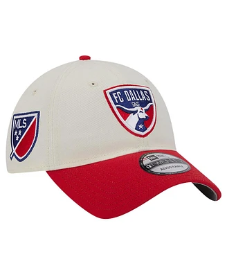Men's New Era White Fc Dallas 2024 Kick Off Collection 9TWENTY Adjustable Hat
