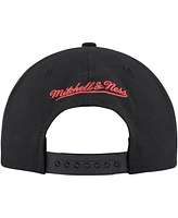 Men's Mitchell & Ness Black Winnipeg Jets Core Team Script 2.0 Snapback Hat