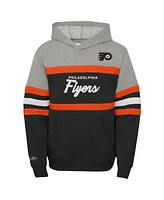 Big Boys Mitchell & Ness Black Philadelphia Flyers Head Coach Pullover Hoodie