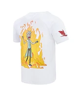 Men's Freeze Max White Rick and Morty Year of the Dragon T-shirt