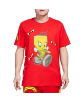 Men's and Women's Freeze Max Red Looney Tunes Franken Tweety T-shirt