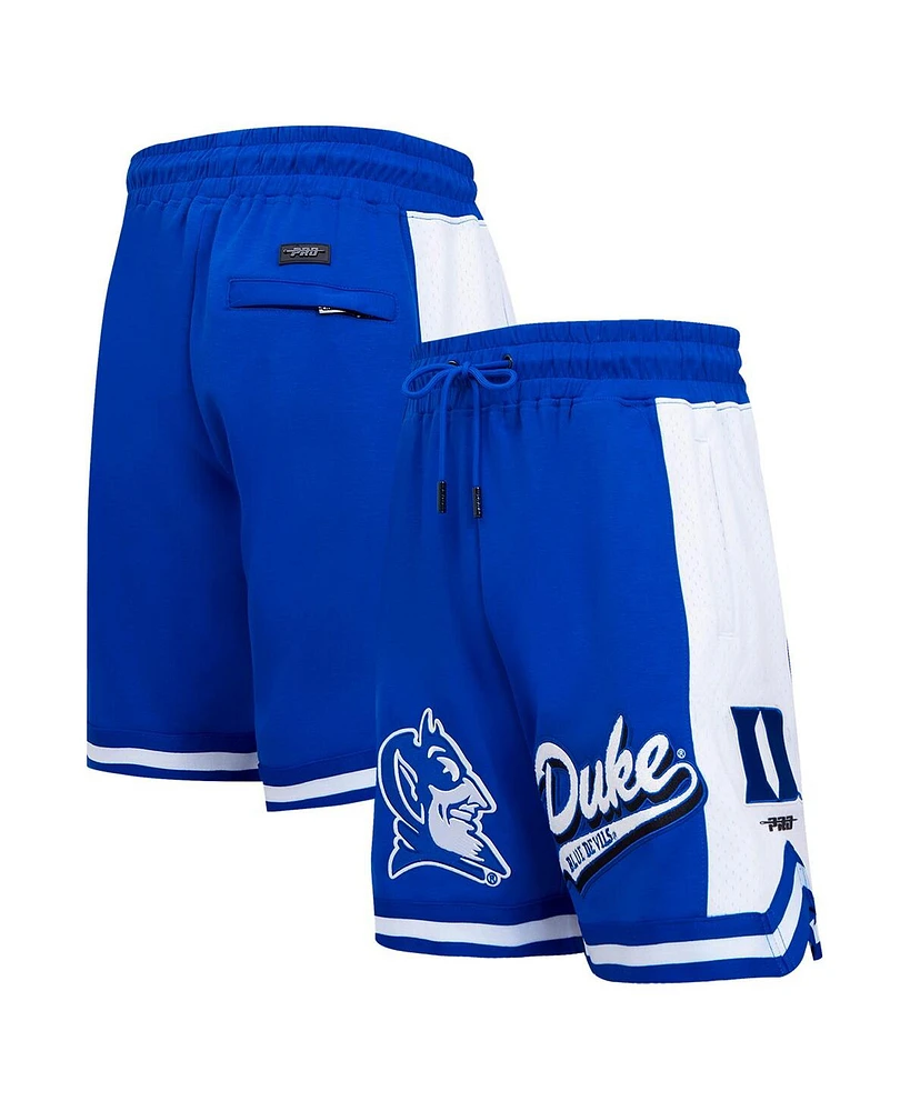 Men's Pro Standard Royal Duke Blue Devils Script Tail Dk 2.0 Shorts