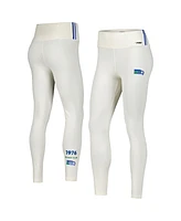 Women's Pro Standard Cream Distressed Seattle Seahawks Retro Classic Jersey Leggings