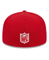 Men's New Era Scarlet San Francisco 49ers Active Ballistic 59FIFTY Fitted Hat