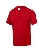 Men's Under Armour Red Wisconsin Badgers Replica Full-Button Baseball Jersey