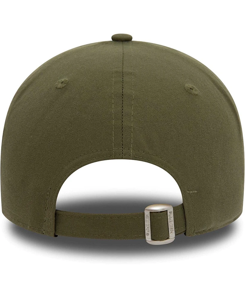 Men's New Era Olive Tottenham Hotspur Seasonal Color 9FORTY Adjustable Hat