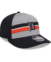 Men's New Era Gray Detroit Tigers 2024 Batting Practice Low Profile 9FIFTY Snapback Hat