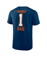Men's Fanatics Navy Chicago Bears Father's Day T-shirt
