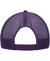 Men's '47 Brand White, Purple Tcu Horned Frogs Freshman Trucker Adjustable Hat