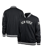 Men's '47 Brand Navy New York Yankees Wax Pack Pro Camden Full-Zip Track Jacket