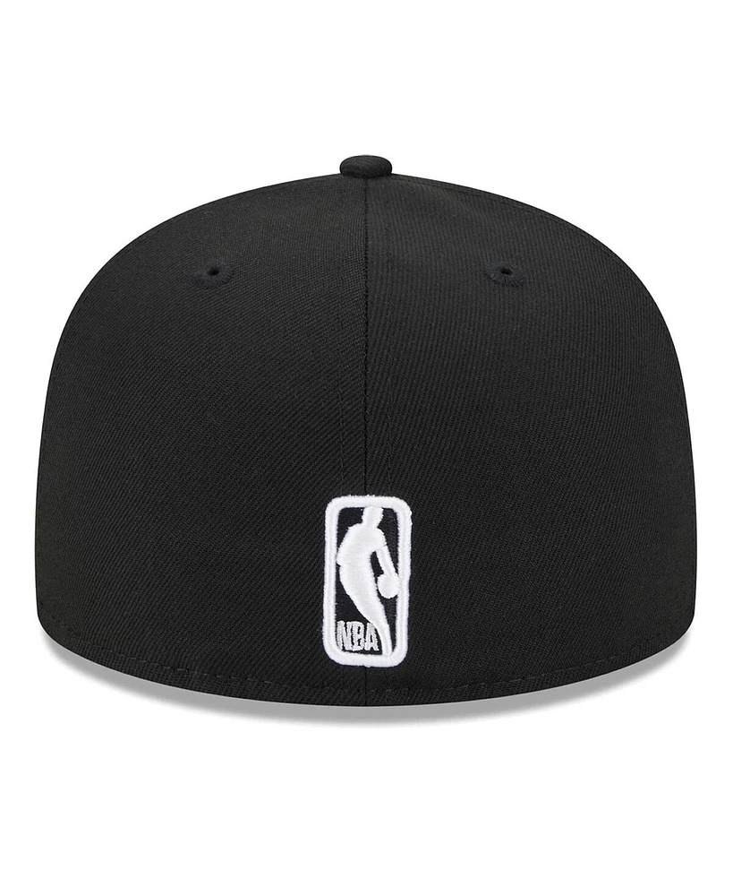 Men's New Era Black Toronto Raptors Evergreen 59FIFTY Fitted Hat