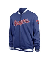 Men's '47 Brand Royal Texas Rangers Wax Pack Pro Camden Full-Zip Track Jacket