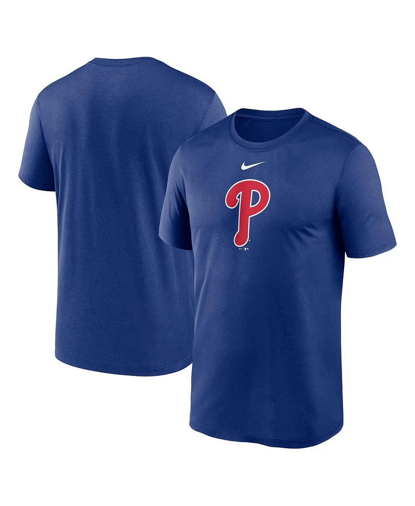 Men's Nike Royal Philadelphia Phillies Legend Fuse Large Logo Performance T-shirt