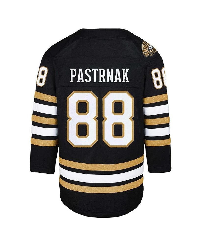 Big Boys David Pastrnak Black Boston Bruins Home Premier Player Jersey