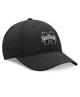 Men's Top of the World Black Mississippi State Bulldogs Liquesce Trucker Adjustable Hat