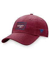 Women's Fanatics Burgundy Colorado Avalanche Authentic Pro Rink Adjustable Hat