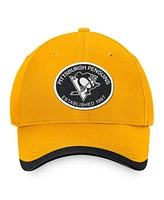 Men's Fanatics Gold Pittsburgh Penguins Fundamental Adjustable Hat