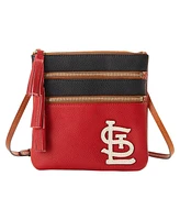 Women's Dooney & Bourke St. Louis Cardinals Infield Triple Zip Crossbody Purse