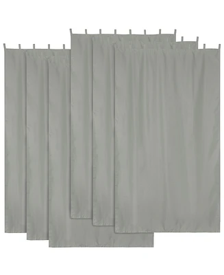 Yescom 54"x108" Outdoor Privacy Curtain Tab Top UV30+ Garden Lawn Pergola Patio Piece