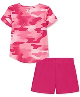 Under Armour Toddler & Little Girls Freedom Camo T-Shirt Shorts, 2 Piece Set