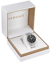 Versace Men's Swiss Stainless Steel Bracelet Watch 42mm