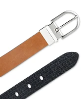 Calvin Klein Women's Embossed Casual Reversible Belt