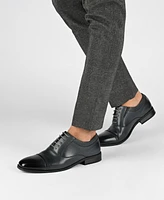 Vance Co. Men's Bradley Wide Tru Comfort Foam Lace-Up Cap Toe Oxford Dress Shoe