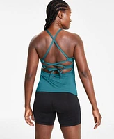 Nike Womens Essential Lace Up High Neck Tankini Top Swim Shorts Board Shorts