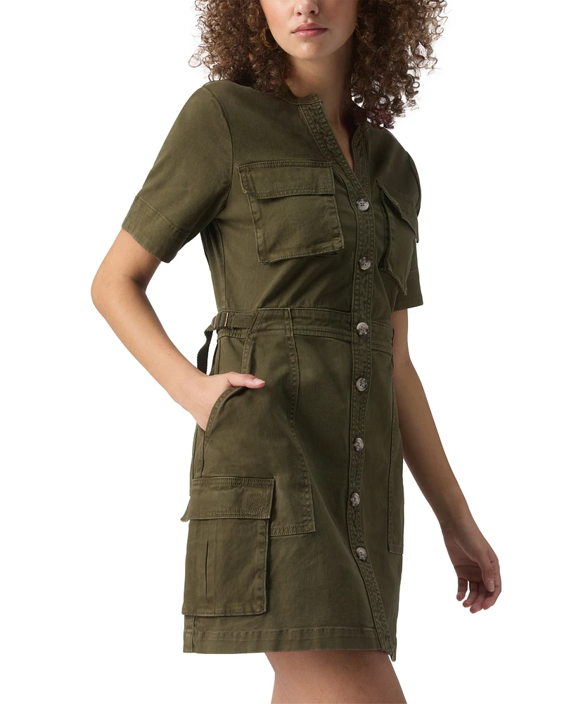 Sanctuary Women's Reissue Cargo Shirtdress