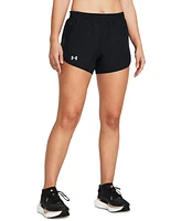 Under Armour Women's Fly By Mesh-Panel Running Shorts