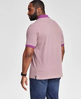 Club Room Men's Regular-Fit Geo-Print Performance Polo Shirt, Created for Macy's