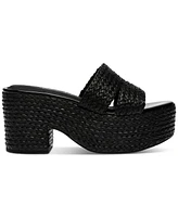 Wild Pair Niftyy Woven Espadrille Platform Wedge Slide Sandals, Created for Macy's