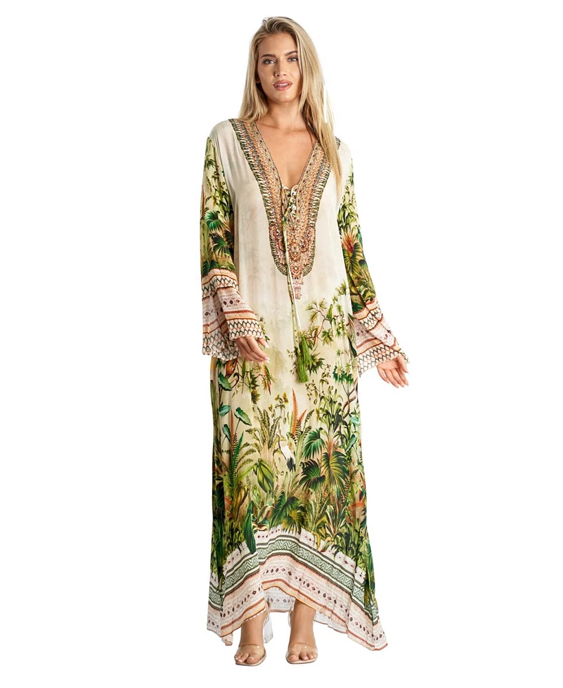 La Moda Clothing Women's Long regular kaftan