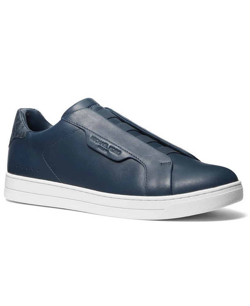 Michael Kors Men's Keating Slip-On Leather Sneaker