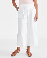 Style & Co Women's Cropped Drawstring Pants, Created for Macy's