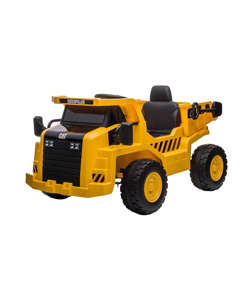 Freddo Cat 12V Dump Truck 1-Seater Ride-On