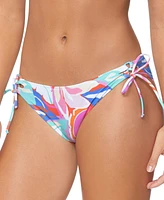 Raisins Juniors' Sweet Printed Side-Tie Bikini Bottoms