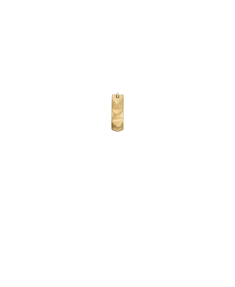 Diesel Men's Gold-Tone Stainless Steel Hoop Earring, DX1417710
