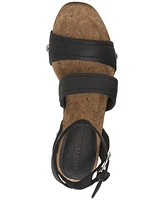 Lucky Brand Women's Valintina Strappy Platform Wedge Sandals