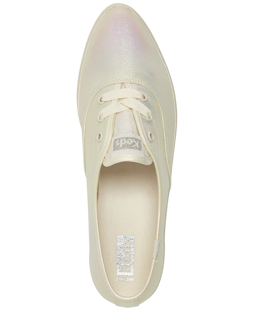 Keds Women's Point Canvas Lace-Up Platform Casual Sneakers from Finish Line