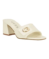 Guess Women's Gallai Slip-On Open Toe Block Heeled Sandals