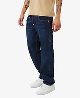 True Religion Men's Ricky Flap Super T Straight Jean