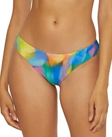 Becca Women's Reversible Paper Mache Printed Bikini Bottoms