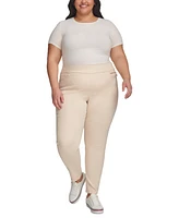 Tommy Hilfiger Plus Size Gramercy Sateen Ankle Pants, Created for Macy's