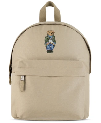 Polo Ralph Boys Lauren Canvas Bear Backpack