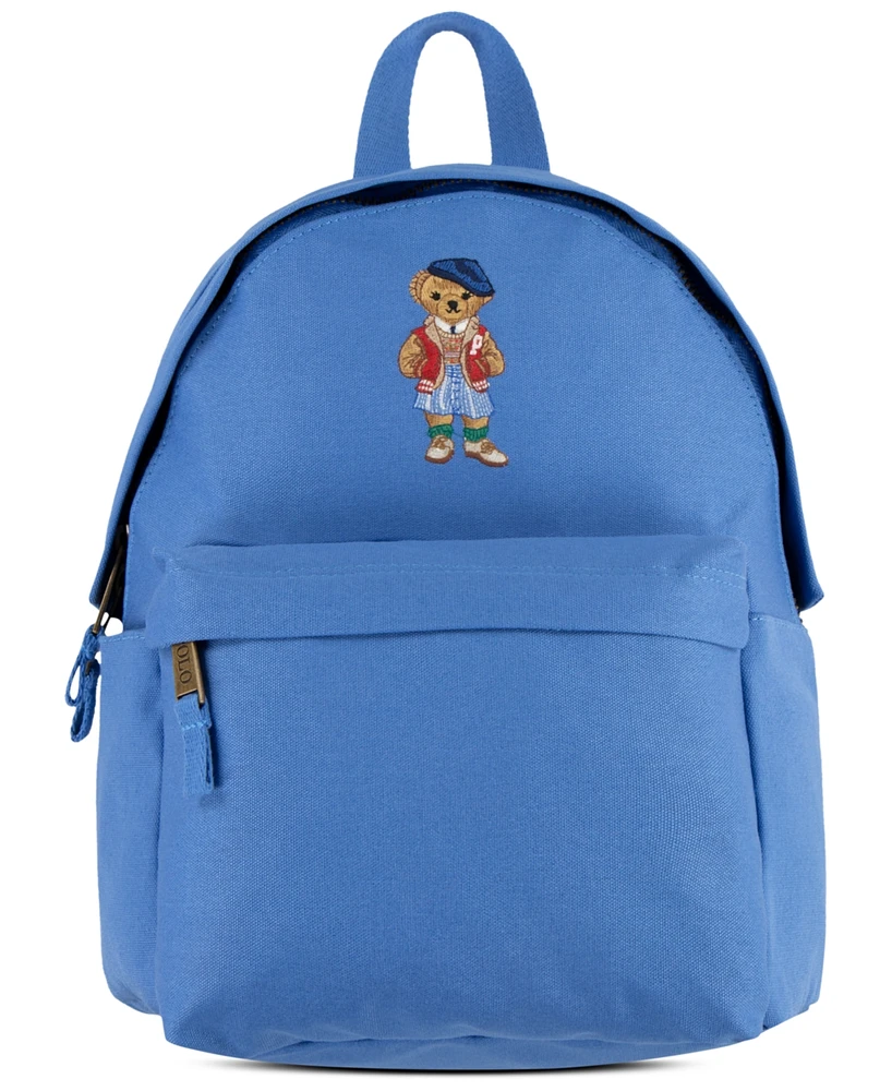 Polo Ralph Boys Lauren Canvas Polo Bear Backpack