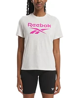 Reebok Women's Short Sleeve Logo Graphic T-Shirt