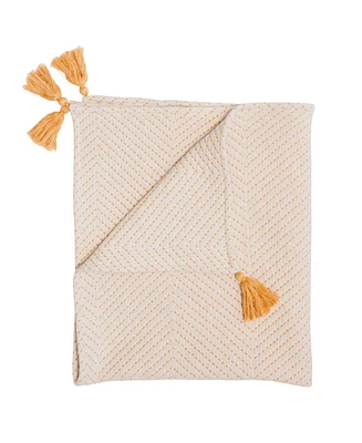 Crane Baby Marigold Chevron Blanket