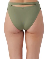 O'Neill Juniors' Saltwater Solids Max High-Waisted Bottoms