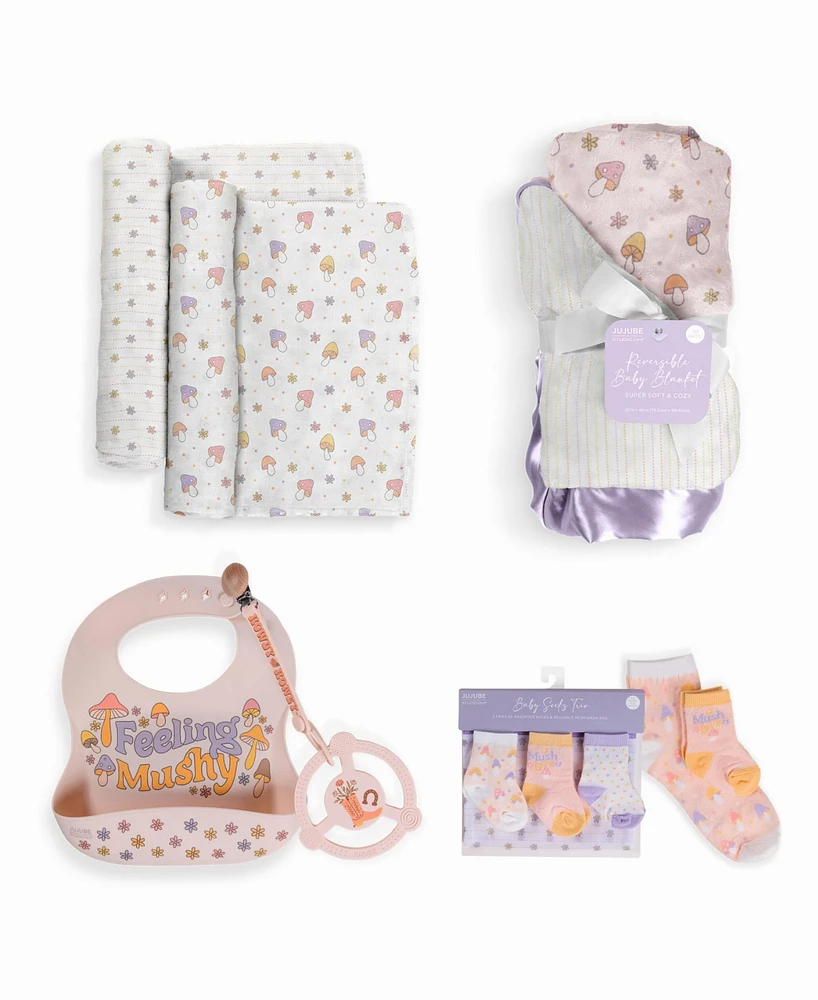 JuJuBe Everyday Essentials Baby Bundle Mushy Love